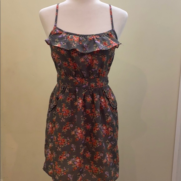 Forever 21 sun cocktail dress spaghetti straps